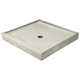 Terrazzo-Ware Shower Base,Square,36 in x 36 in,Tan SBS-36-3F