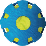 Nerf Dog 3.8 In. Rubber Checker Squeak Crunch Ball 5126 710248