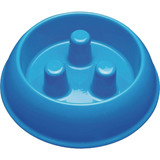Boss Pet Pro Select 40 Oz. Blue Plastic Slow Feeder Bowl