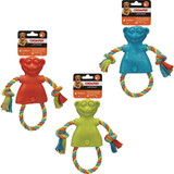 Boss Pet Chomper TPR Large Monkey With Rope Dog Toy