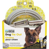 Boss Pet Guardian Gear XL Dog Cable with Spring Dog Tie-Out, 15 Ft.