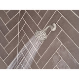 Moen Attune 8-Spray Pattern 4 In. Wall Mount Fixed Shower Head, Spot Resistant Brushed Nickel