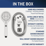 Waterpik ShowerCare Pivoting Hand Held Shower Head, Chrome QBS-563MEB 454614