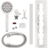 Waterpik PowerPulse 7-Spray Chrome Slide Rail Showerhead SRXPP-763ME 486772
