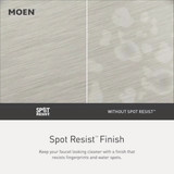 Moen Spot Resistant Brushed Nickel 6 In. Dia. Spray Head Handheld Shower