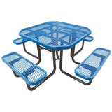 Manufacturer Varies Picnic Table,80 in L,Green 4HUV6