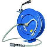BluShield Polyester Pressure Washer Hose Reel Dual Arm Assembly 1/4in x 100ft Non Marking PWRDA14100-NM