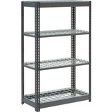 Global Industrial 4 Shelf Standard Duty Boltless Shelving Starter 48""Wx12""Dx60