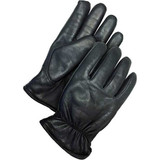 Bdg Leather Gloves,Shirred Slip-On Cuff,S 20-9-1650-S