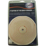 Dico 6 In. Buffing Kit with (2) Buffing Wheels & (3) Compounds