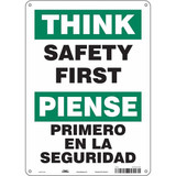 Condor Safety Sign,14 inx10 in,Aluminum 475J10