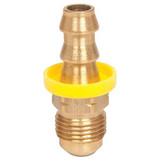 Continental Push on Hose Fitting,3/8"x3/8",BarbxJIC PB-JCM-0606
