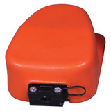 Linemaster Foot Switch Guard, Plastic, Orange 522-N30