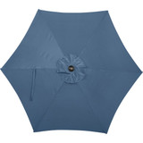 Outdoor Expressions 7.5 Ft. Aluminum Tilt-Crank Heather Blue Patio Umbrella 838645 838645
