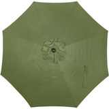 Outdoor Expressions 9 Ft. Aluminum Tilt-Crank Heather Green Patio Umbrella 863631 863631