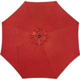 Outdoor Expressions 9 Ft. Aluminum Tilt-Crank Crimson Red Patio Umbrella 862182 862182