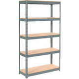 Global Industrial 5 Shelf Standard Duty Boltless Shelving Starter 48""Wx18""Dx96