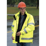 Tingley Rain Jacket,Class 3, Type P,Ylw-Grn,M J24172