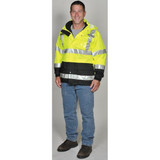 Tingley Rain Jacket,Class 3, Type P,Ylw-Grn,XL J24172