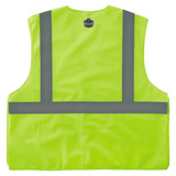Ergodyne Safety Vest,Breakaway,Mesh,HV,Lime,XL 8215BA-S