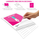 Gbc Laminating Sheet,11 1/2in W,9in L,PK50 3747307CF