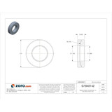 Manufacturer Varies SphrWshr,Stl,1 in,2x0.5in,1PK,PR1 Z9474SET
