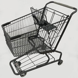 Manufacturer Varies Wire Shopping Cart,Dark Gray,300 lb Cap. WMP-090L-EC