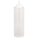 Tablecraft Squeeze Bottle,10.38",Clear,Plastic,PK12 124C-1