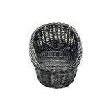 Tablecraft Food Serving Basket,6 1/4" W,Black,PK12 M2474