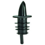 Tablecraft Twelve-Piece Pourer Set,Black,PK12 35BK