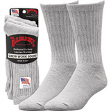 Railroad Sock Gray Welt Top Crew Premium Sock (3-Pack)
