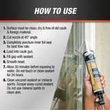DAP Silicone Max 10 Oz. Black Premium All Purpose 100% Silicone Sealant 7079808789 794019