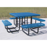 Manufacturer Varies Picnic Table,80 in L,Green 4HUR2