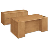 DESK,DBLPED,72X36,HARVEST