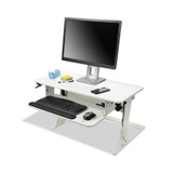 3M™ Precision Standing Desk, 35.4" x 23.2" x 6.2" to 20", White SD60W USS-MMMSD60W
