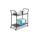 Safco® CART,UTILITY,WIRE,BK 5337BL