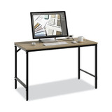 Safco® Simple Work Desk, 45.5" X 23.5" X 29.5", Walnut 5272BLWL USS-SAF5272BLWL
