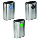 Alpine Industries WASTEBASKET,TRC,SS ALP47040LRTCO