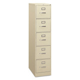 HON® FILE,5DRW,LTR,VERT,LK,PY H315.P.L