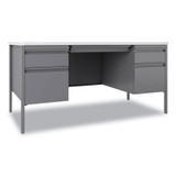 Hirsh Industries® DESK,30X60,DBL TEACH,PL/W 22655