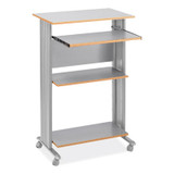 Safco® Muv Standing Desk, 29.5" x 22" x 45", Gray 1923GR