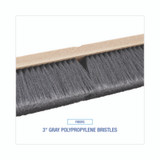Boardwalk® BROOM,PSH,FLAGPOLY,36",GY BWK20436 USS-BWK20436