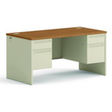 HON® DESK,DBLPED,60",HARVEST H38155.C.L