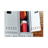 LOCKER,DOUBLE TIER,GY