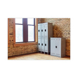 Safco® Double-Tier, Three-Column Locker, 36w X 18d X 78h, Two-Tone Gray 5526GR USS-SAF5526GR