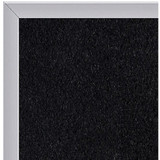 Ghent Bulletin Board,Recycled Rbbr,Blk,Indoors ATR23-BK