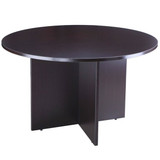 Boss Round Table,47",Mocha N123-MOC