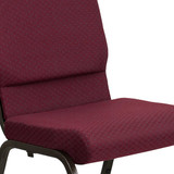 Flash Furniture Fabric Church Chair,Burgundy XU-CH-60096-BYXY56-GG