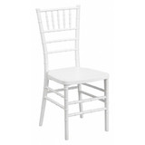Flash Furniture Resin Chiavari Chair,White LE-WHITE-GG