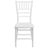 Flash Furniture Resin Chiavari Chair,White LE-WHITE-GG